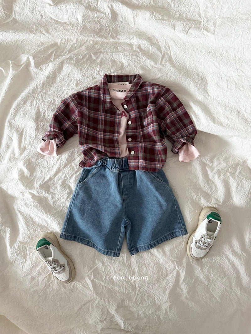 Cream Bbang - Korean Children Fashion - #kidsstore - Classic Check Shirt - 7