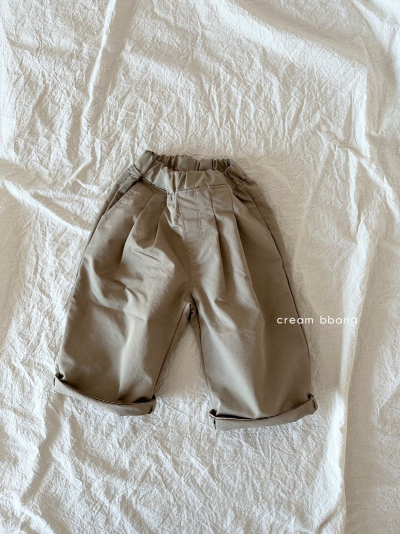 Cream Bbang - Korean Children Fashion - #kidzfashiontrend - Wide Fit Two-Tuck Pants - 9