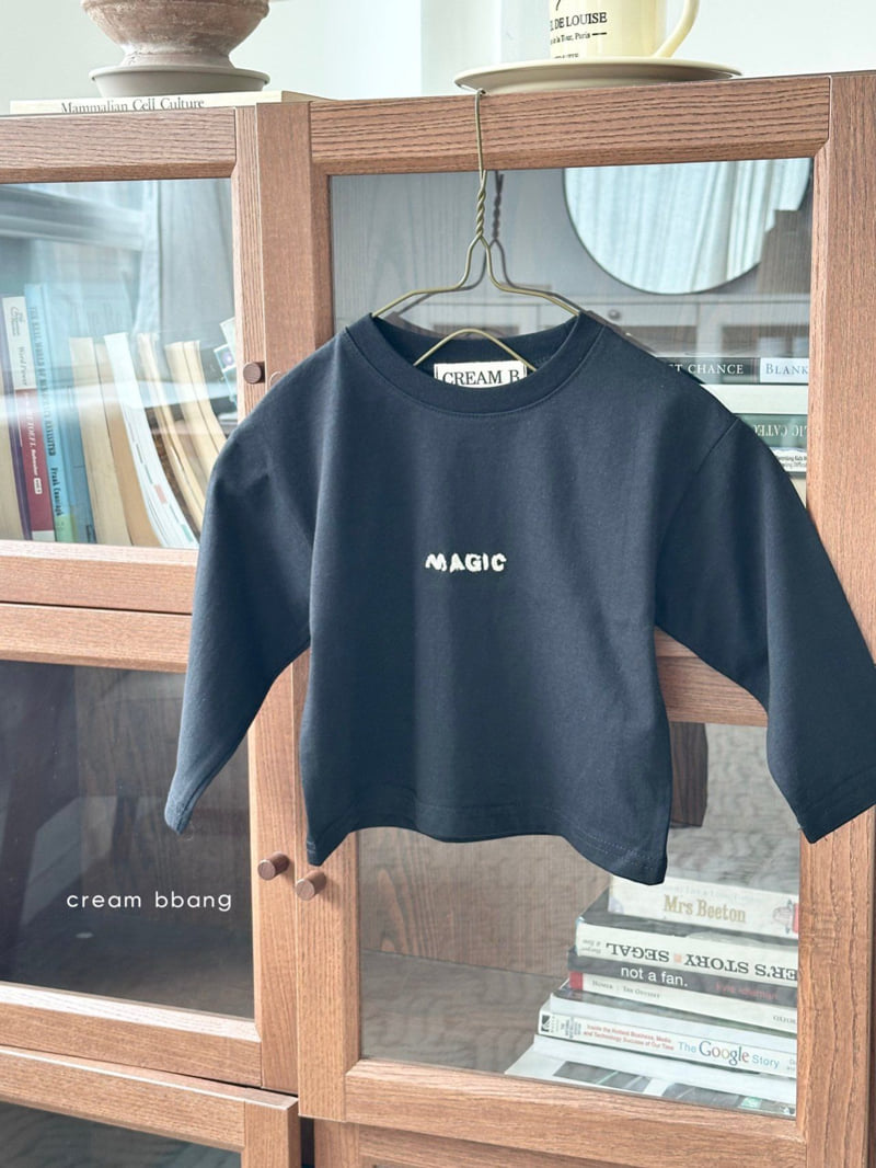 Cream Bbang - Korean Children Fashion - #kidzfashiontrend - Magic Embroidered Tee - 10