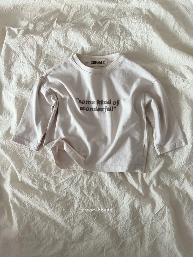 Cream Bbang - Korean Children Fashion - #littlefashionista - Wonderful Basic Tee - 3