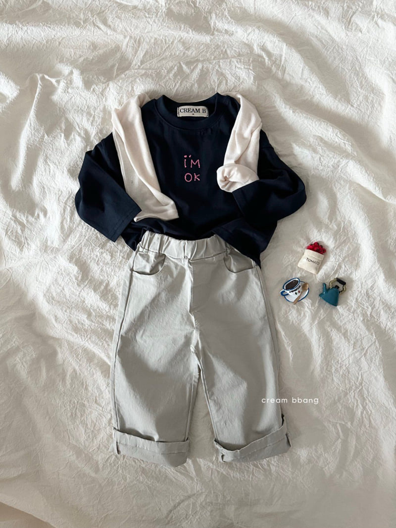Cream Bbang - Korean Children Fashion - #magicofchildhood - Slim Cotton Pants - 5
