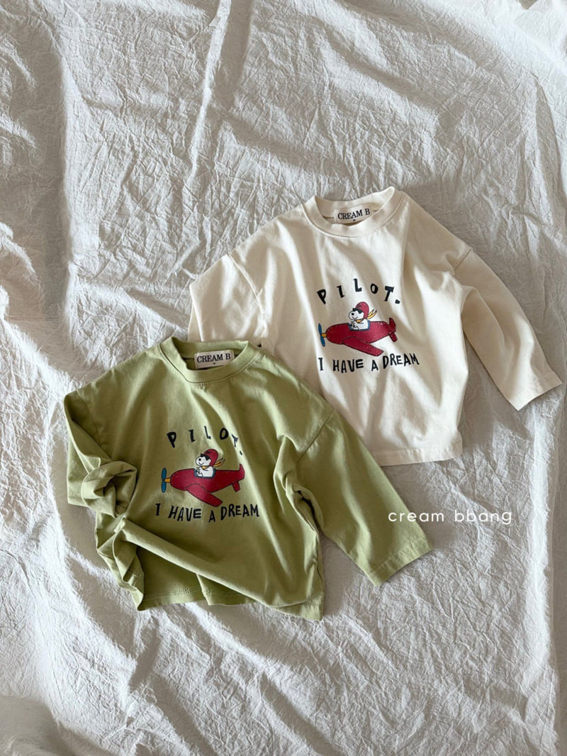 Cream Bbang - Korean Children Fashion - #magicofchildhood - Pilot Basic Tee