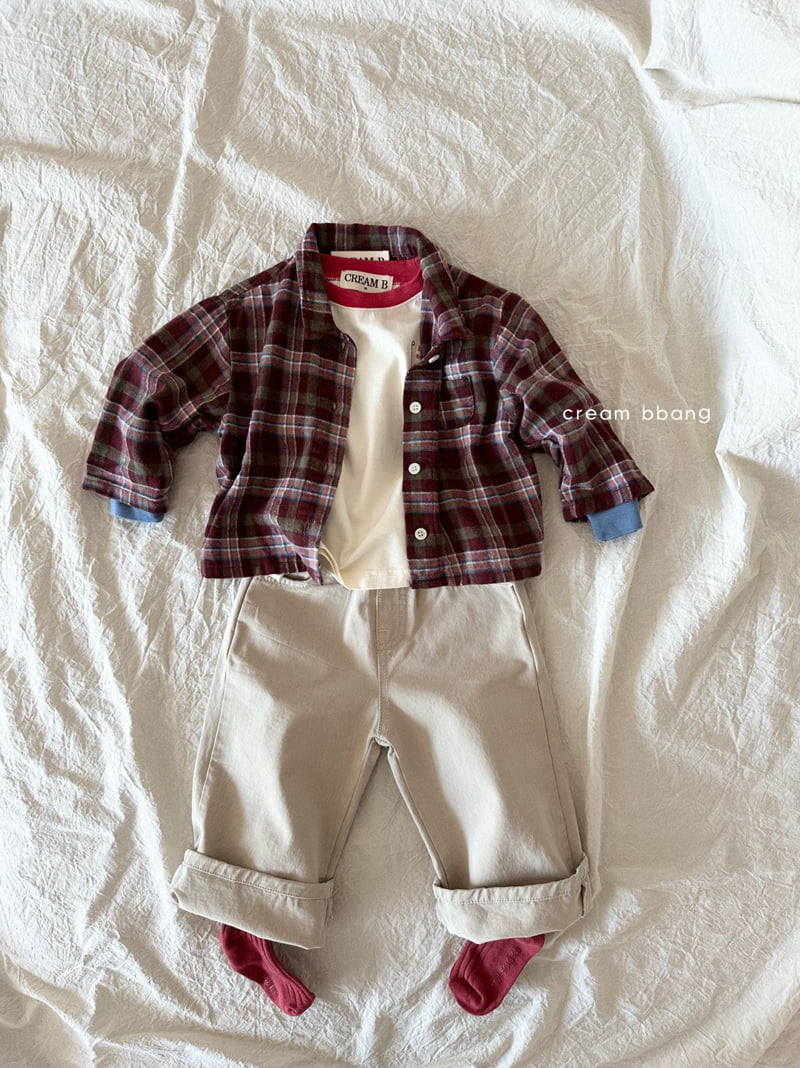 Cream Bbang - Korean Children Fashion - #magicofchildhood - Classic Check Shirt - 11