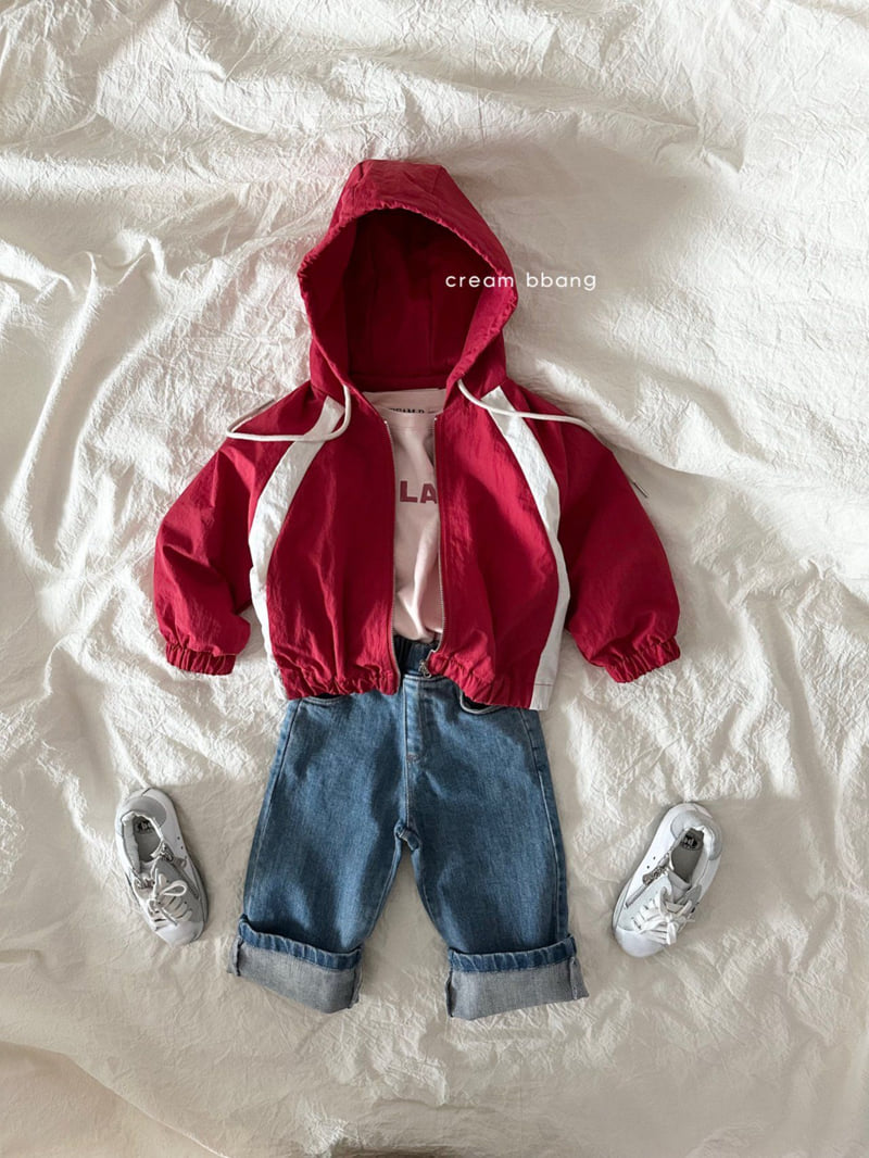 Cream Bbang - Korean Children Fashion - #magicofchildhood - Straight Stretch Denim Pants - 10