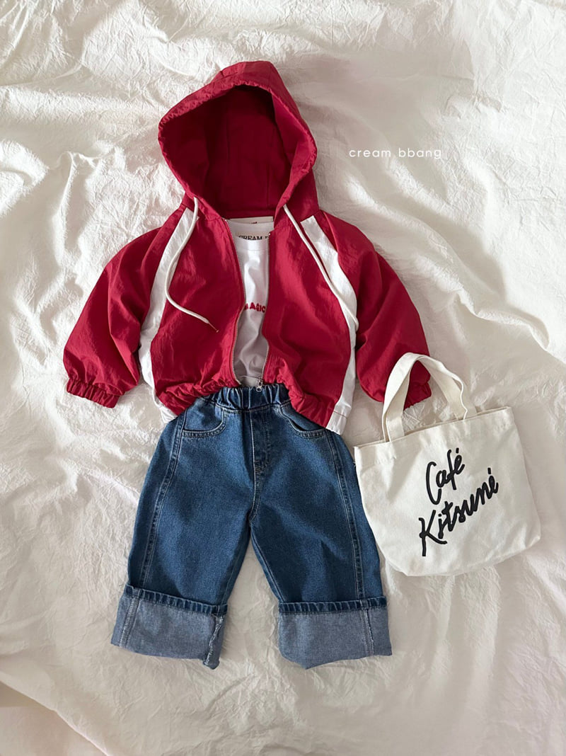 Cream Bbang - Korean Children Fashion - #minifashionista - Colorblock Windbreaker - 11