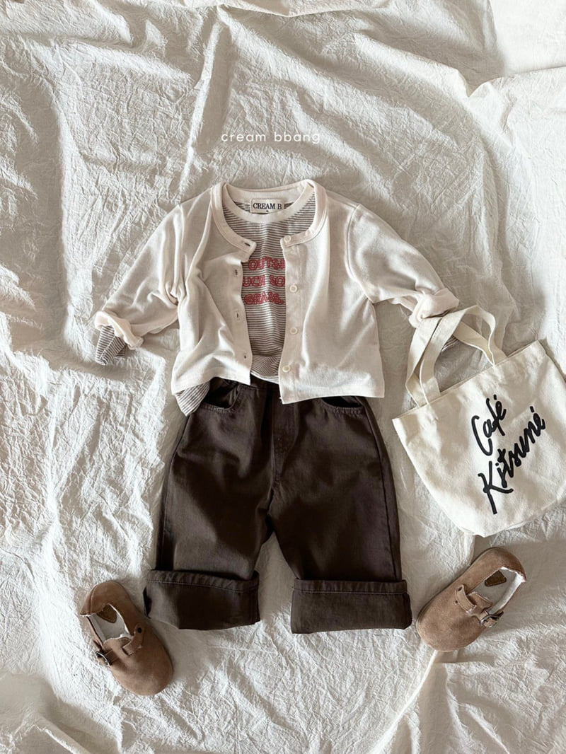 Cream Bbang - Korean Children Fashion - #minifashionista - Round Cardigan - 10