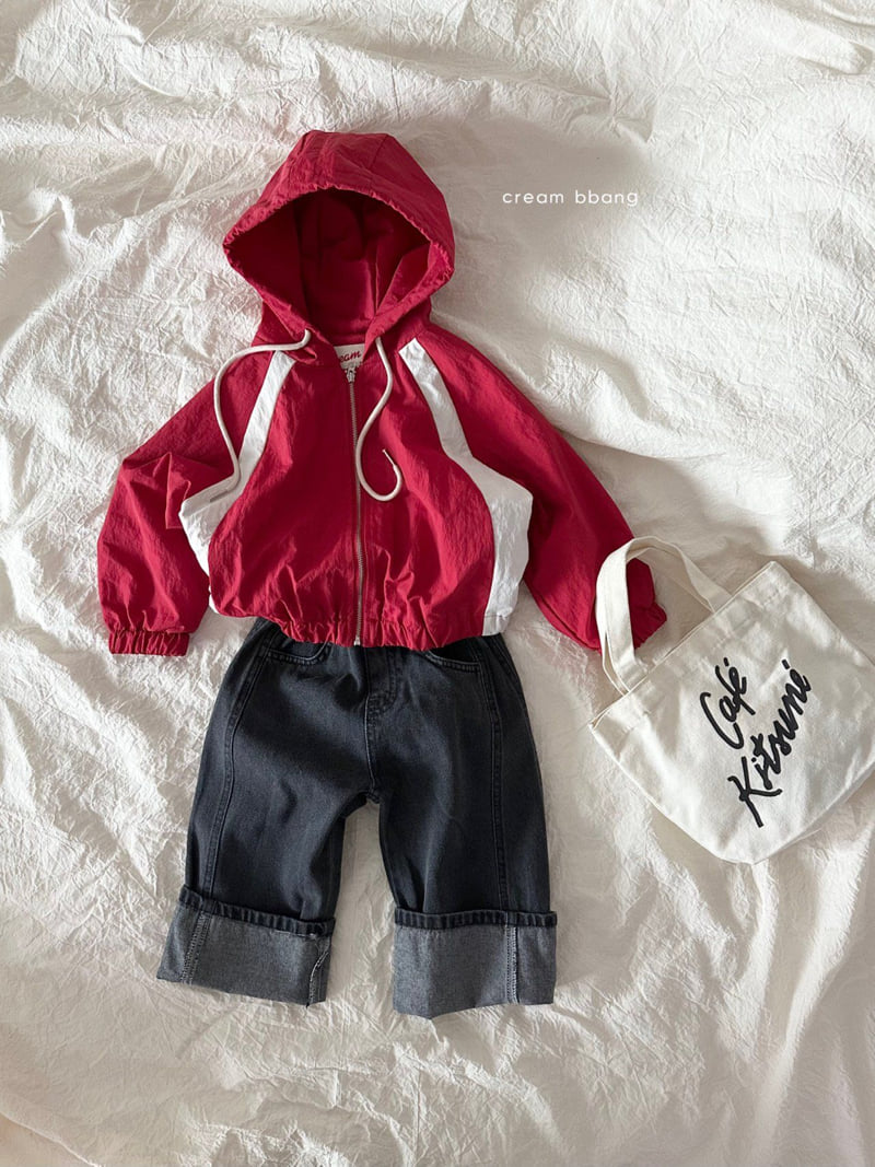 Cream Bbang - Korean Children Fashion - #minifashionista - Rolled Hem Denim Pants - 7