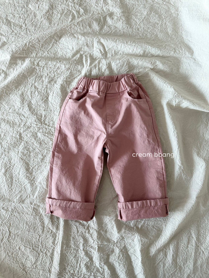 Cream Bbang - Korean Children Fashion - #minifashionista - Slim Cotton Pants - 6