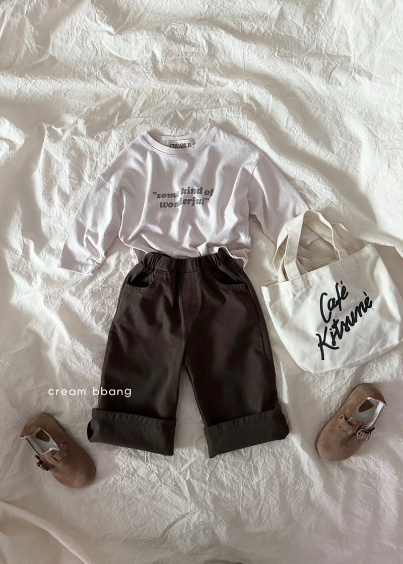 Cream Bbang - Korean Children Fashion - #prettylittlegirls - Wonderful Basic Tee - 6