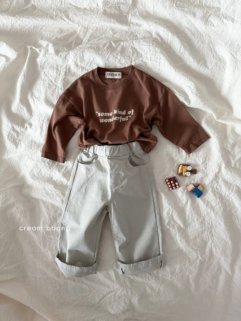 Cream Bbang - Korean Children Fashion - #todddlerfashion - Wonderful Basic Tee - 7
