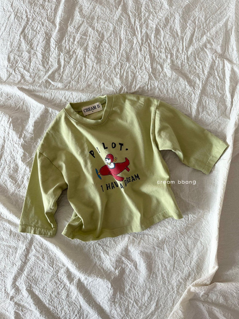 Cream Bbang - Korean Children Fashion - #prettylittlegirls - Pilot Basic Tee - 4