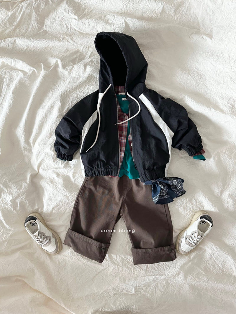 Cream Bbang - Korean Children Fashion - #toddlerclothing - Wide Cotton Pants - 6