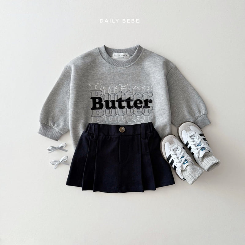 Daily Bebe - Korean Children Fashion - #Kfashion4kids - Butter Embroidery Sweatshirt - 11