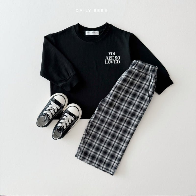 Daily Bebe - Korean Children Fashion - #Kfashion4kids - Check School Pants - 12