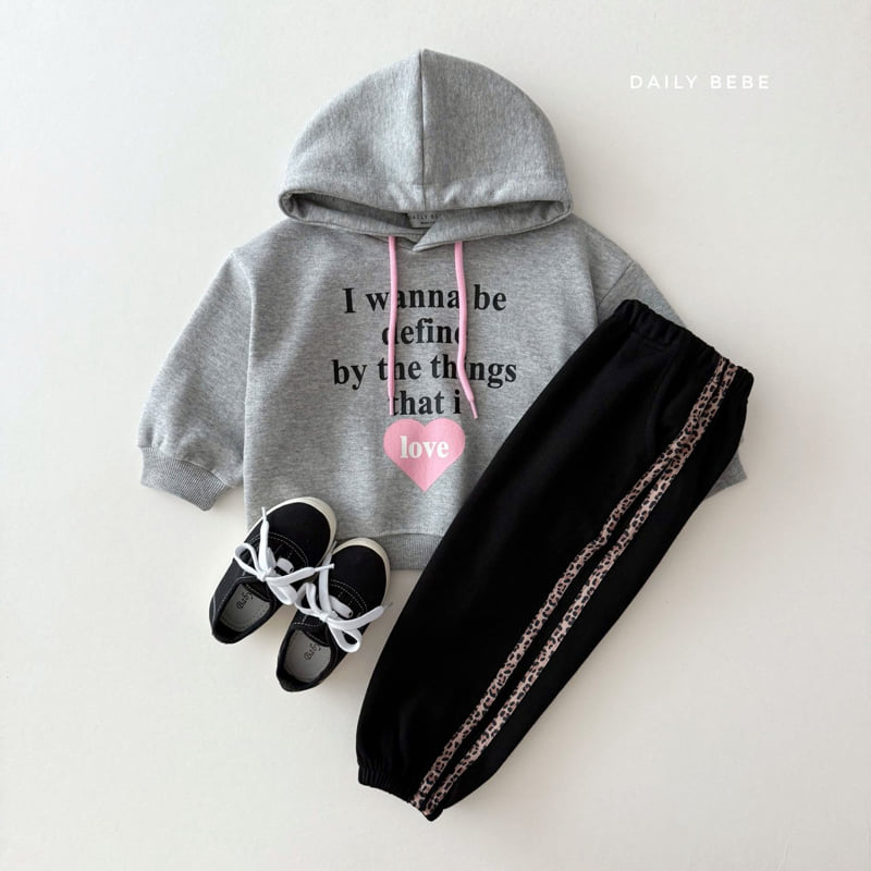 Daily Bebe - Korean Children Fashion - #childofig - Leopard Tape Jogger Pants - 11