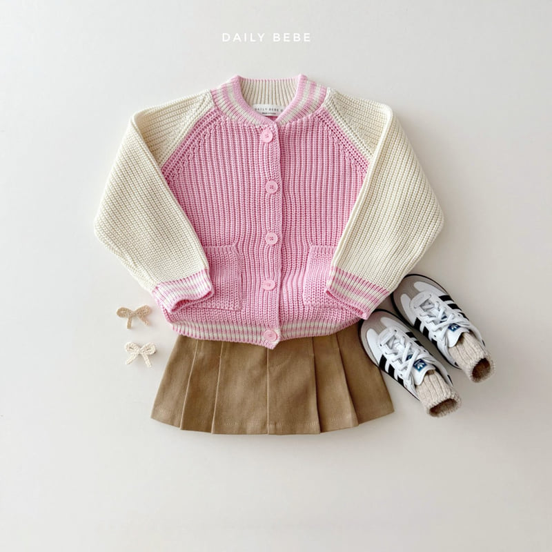 Daily Bebe - Korean Children Fashion - #childofig - Varsity Cardigan - 5