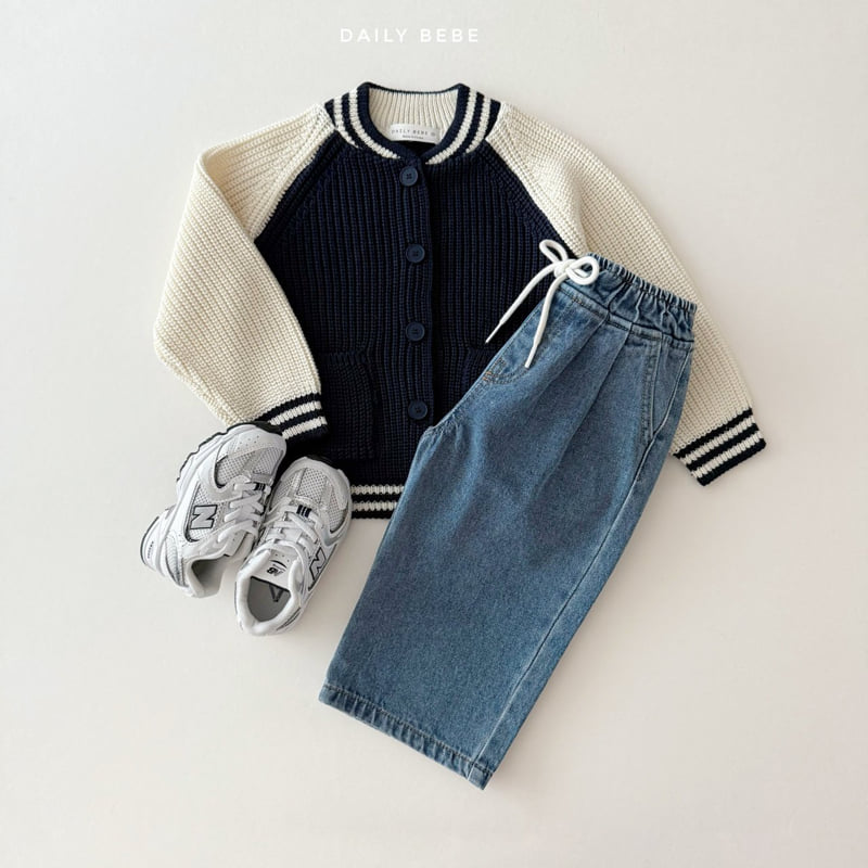 Daily Bebe - Korean Children Fashion - #childrensboutique - Banding Denim Pants - 11