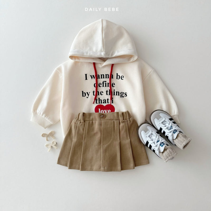 Daily Bebe - Korean Children Fashion - #childrensboutique - Love Hoodie Tee - 4