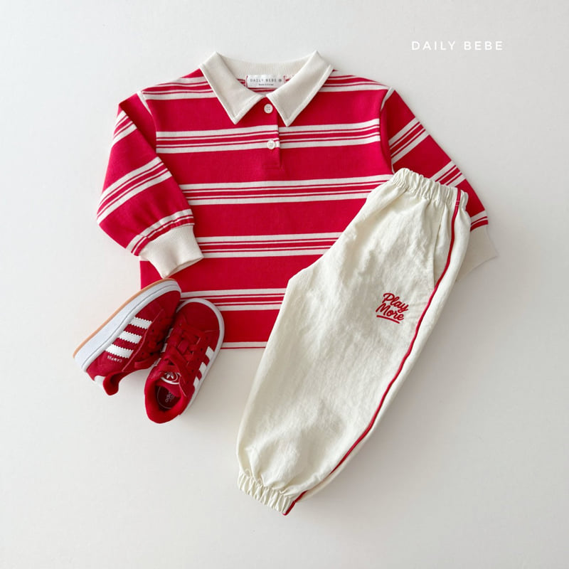 Daily Bebe - Korean Children Fashion - #designkidswear - Play More Jogger Pants - 9