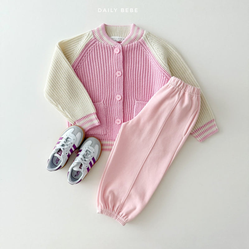 Daily Bebe - Korean Children Fashion - #designkidswear - Varsity Cardigan - 7