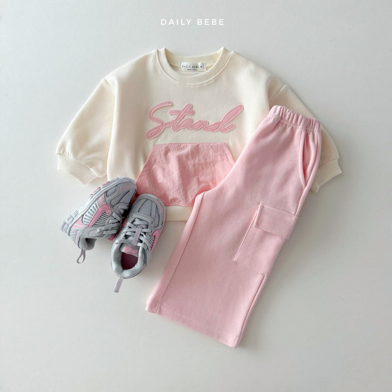 Daily Bebe - Korean Children Fashion - #designkidswear - Crispy Pocket Sweatshirt - 8