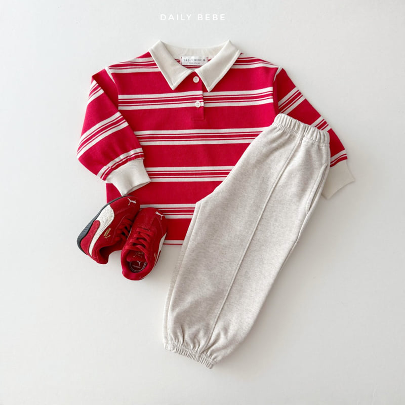 Daily Bebe - Korean Children Fashion - #discoveringself - Cut Jogger Pants - 3