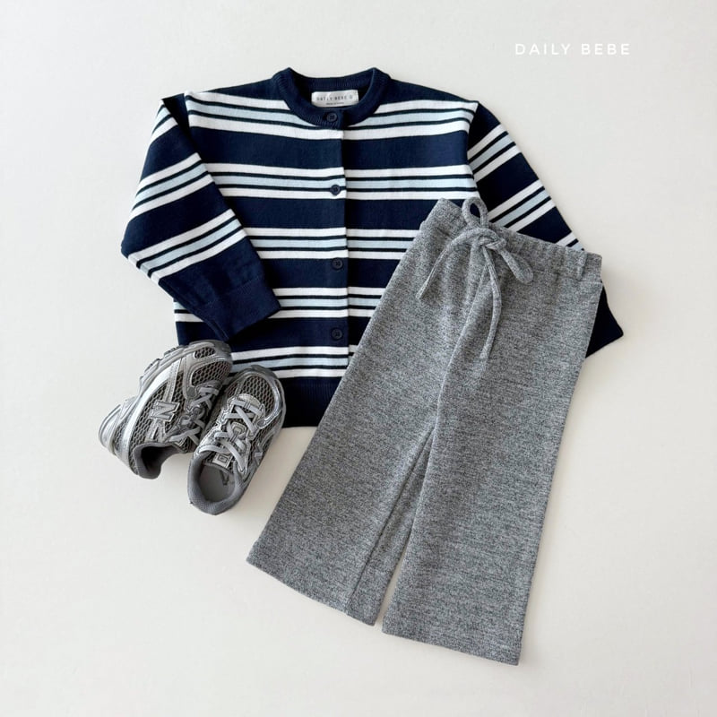 Daily Bebe - Korean Children Fashion - #discoveringself - Multi Stripe Cardigan - 11
