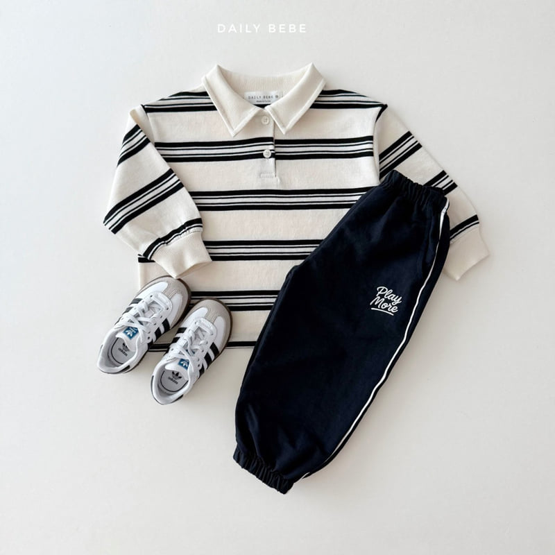 Daily Bebe - Korean Children Fashion - #discoveringself - Play More Jogger Pants - 10