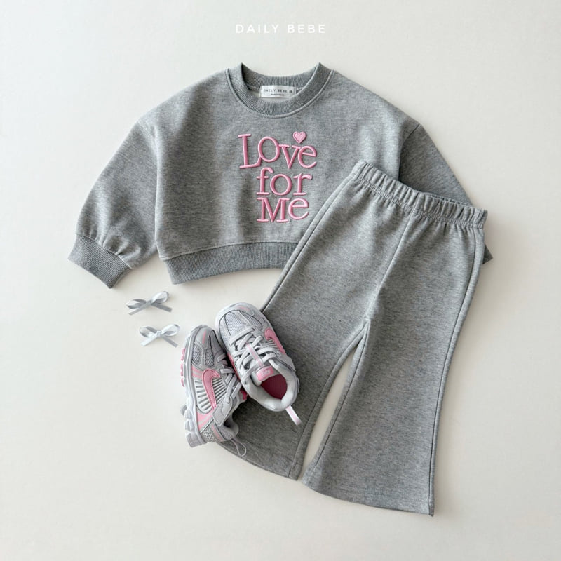 Daily Bebe - Korean Children Fashion - #discoveringself - Love Me Bootcut Set - 7
