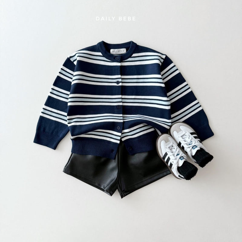 Daily Bebe - Korean Children Fashion - #fashionkids - Multi Stripe Cardigan - 12