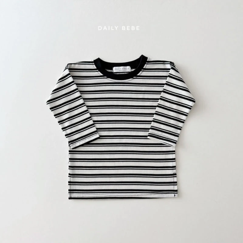 Daily Bebe - Korean Children Fashion - #kidsshorts - New Layered Tee - 8