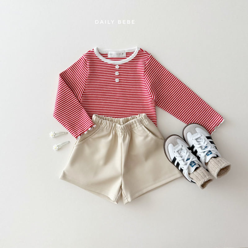 Daily Bebe - Korean Children Fashion - #kidsshorts - Crunchy Shorts - 5