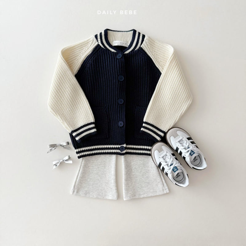 Daily Bebe - Korean Children Fashion - #kidsstore - Varsity Cardigan - 11