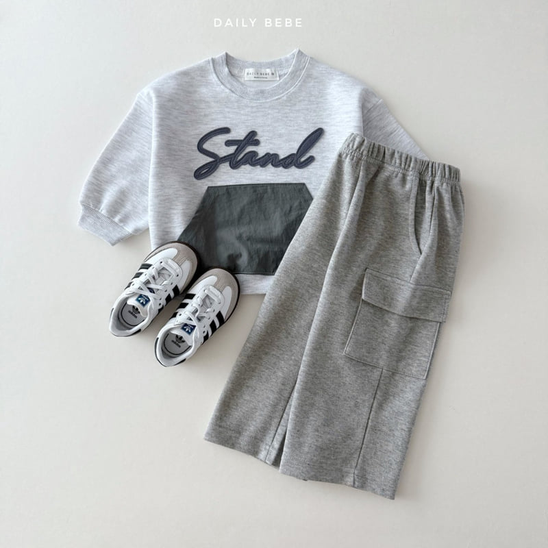 Daily Bebe - Korean Children Fashion - #kidsstore - Crispy Pocket Sweatshirt - 12