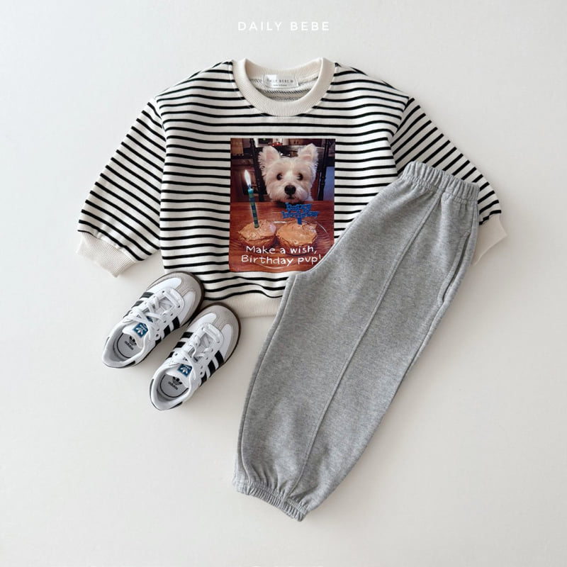 Daily Bebe - Korean Children Fashion - #littlefashionista - Cut Jogger Pants - 9