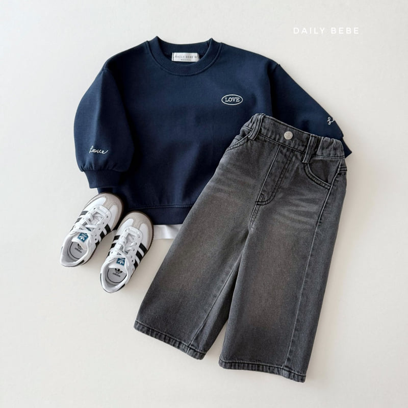 Daily Bebe - Korean Children Fashion - #littlefashionista - Love Point Sweatshirt - 11