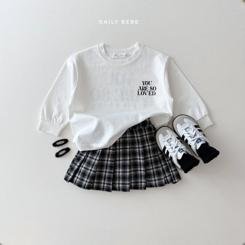 Daily Bebe - Korean Children Fashion - #magicofchildhood - Check School Skirt - 10