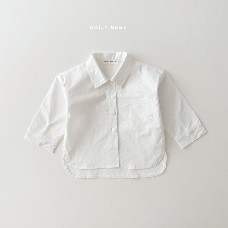 Daily Bebe - Korean Children Fashion - #minifashionista - Basic School Shirt