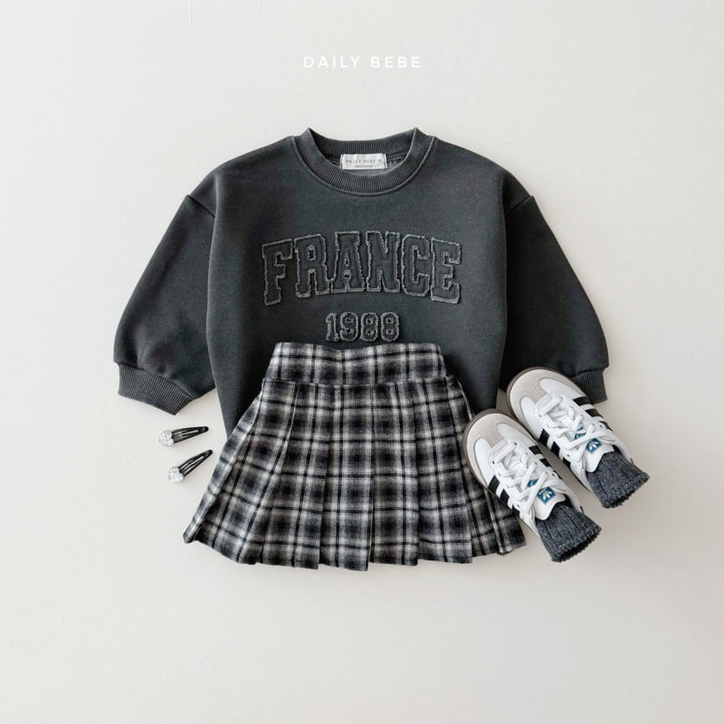 Daily Bebe - Korean Children Fashion - #minifashionista - France Sweatshirt - 12