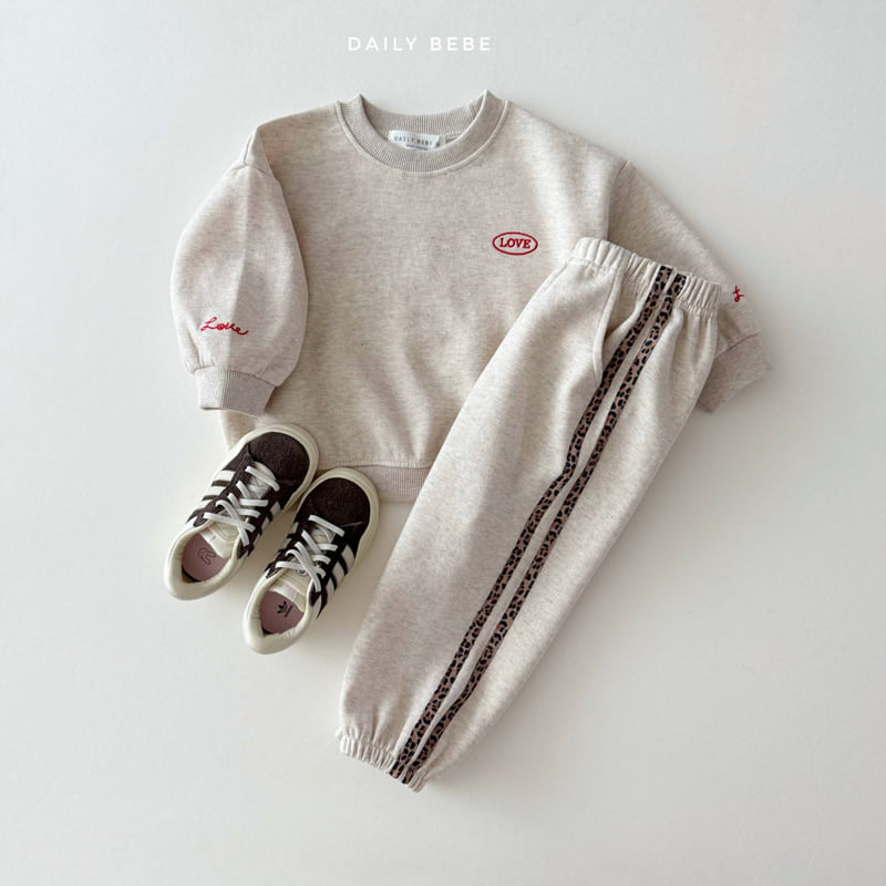 Daily Bebe - Korean Children Fashion - #prettylittlegirls - Leopard Tape Jogger Pants - 7