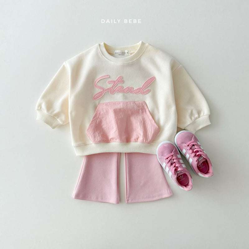 Daily Bebe - Korean Children Fashion - #minifashionista - Crispy Pocket Sweatshirt - 4