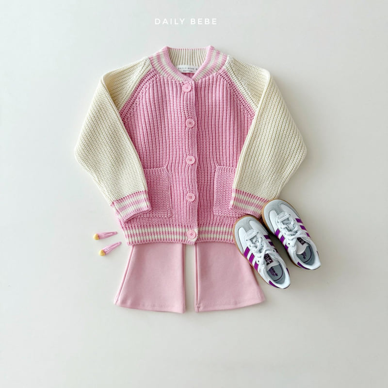 Daily Bebe - Korean Children Fashion - #toddlerclothing - Varsity Cardigan - 4