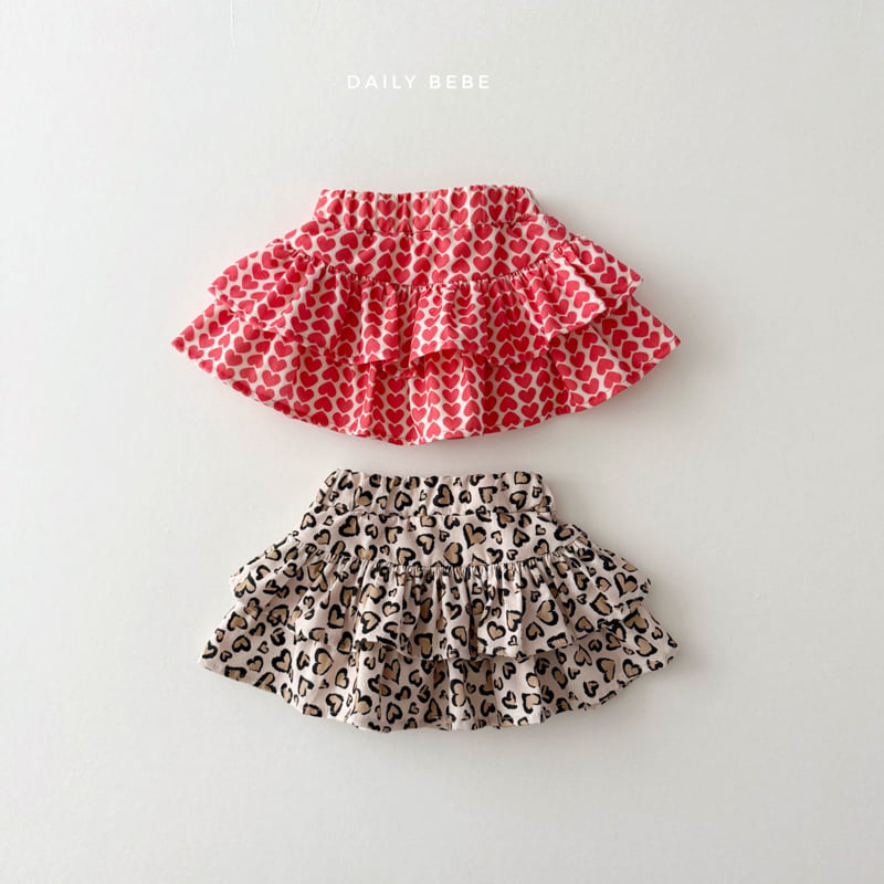 Daily Bebe - Korean Children Fashion - #todddlerfashion - Corduroy Layered Skirt