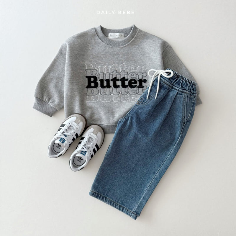 Daily Bebe - Korean Children Fashion - #todddlerfashion - Banding Denim Pants - 7
