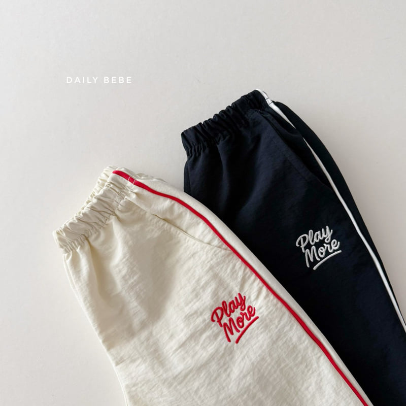 Daily Bebe - Korean Children Fashion - #toddlerclothing - Play More Jogger Pants - 5