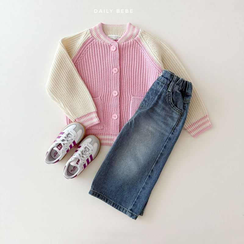 Daily Bebe - Korean Children Fashion - #toddlerclothing - Varsity Cardigan - 3