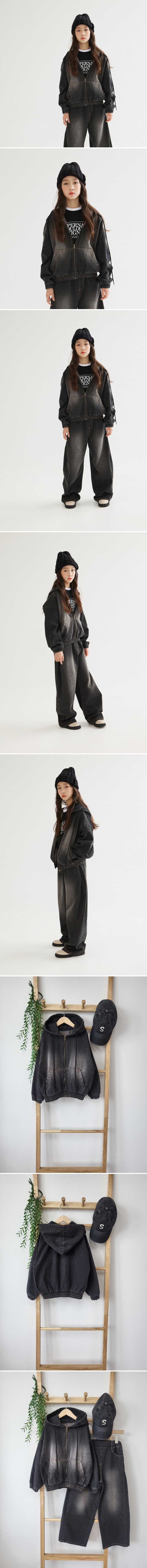 Dawon - Korean Children Fashion - #childofig - Denim Jumper - 2