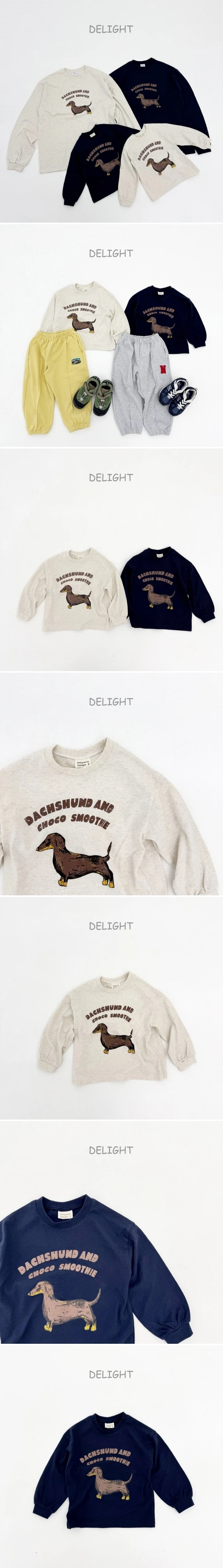 Delight - Korean Children Fashion - #Kfashion4kids - Dachshund Tee (Kids) - 2