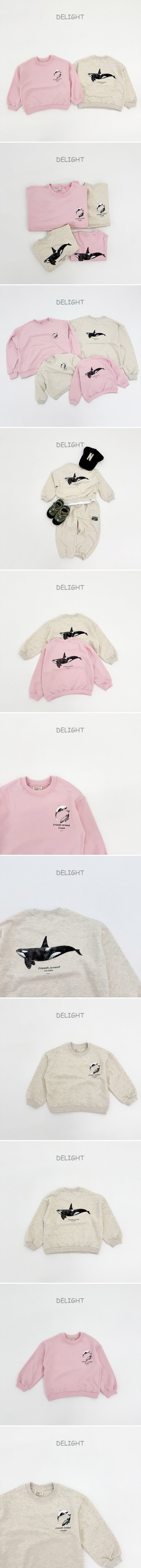 Delight - Korean Children Fashion - #childofig - Orca Sweatshirt (Kids) - 2