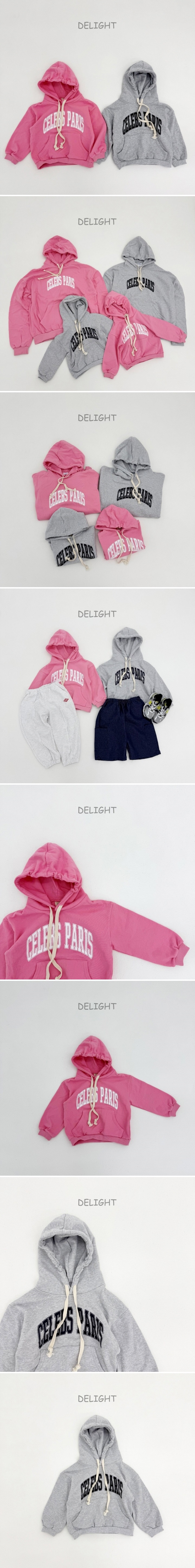 Delight - Korean Children Fashion - #designkidswear - Celebrity Paris Hoodie (Kids) - 2